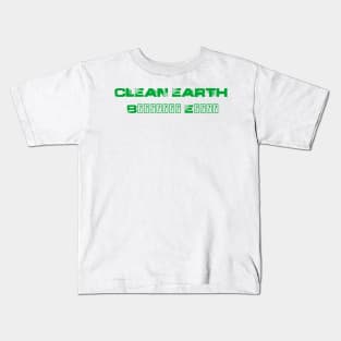 Clean Earth design Kids T-Shirt